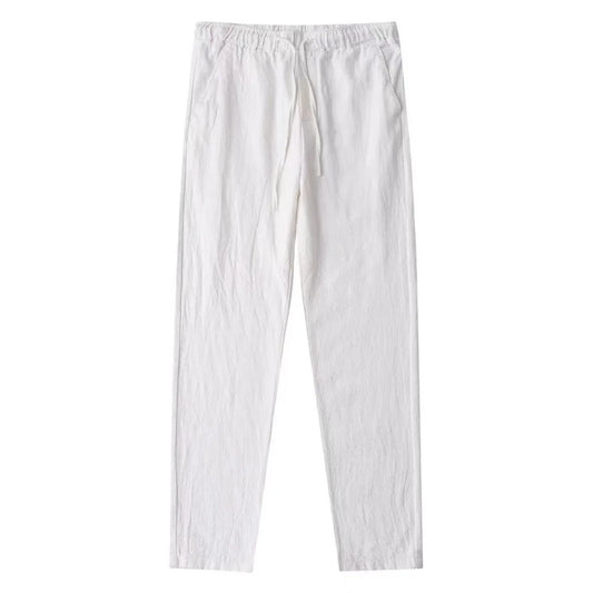 Pantalon de lino y algodón