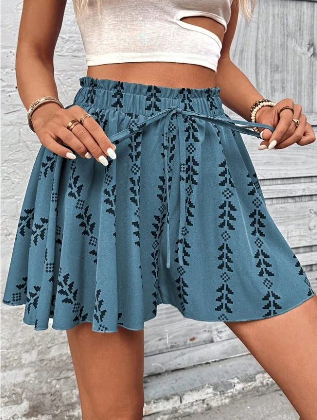 Shorts acampanados Abigail estilo boho