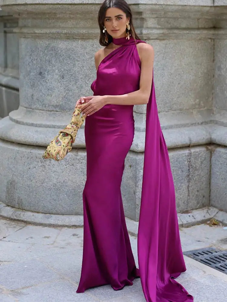 Vestido Largos de Satén