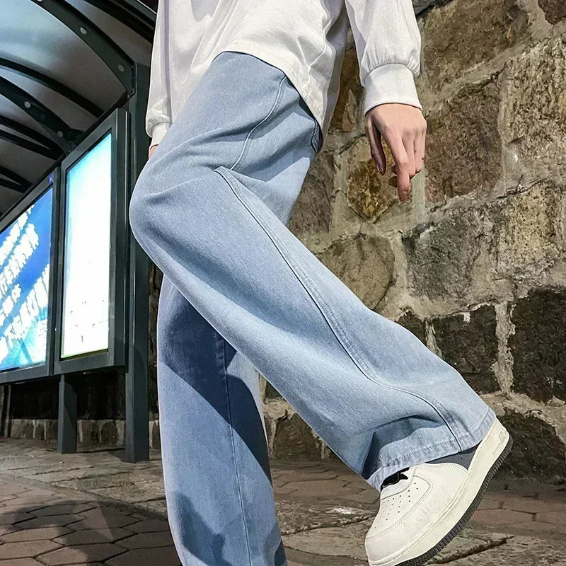 Pantalones Vaqueros Sueltos Coreanos