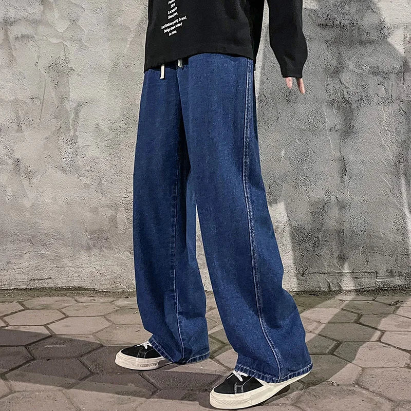 Pantalones Vaqueros Sueltos Coreanos