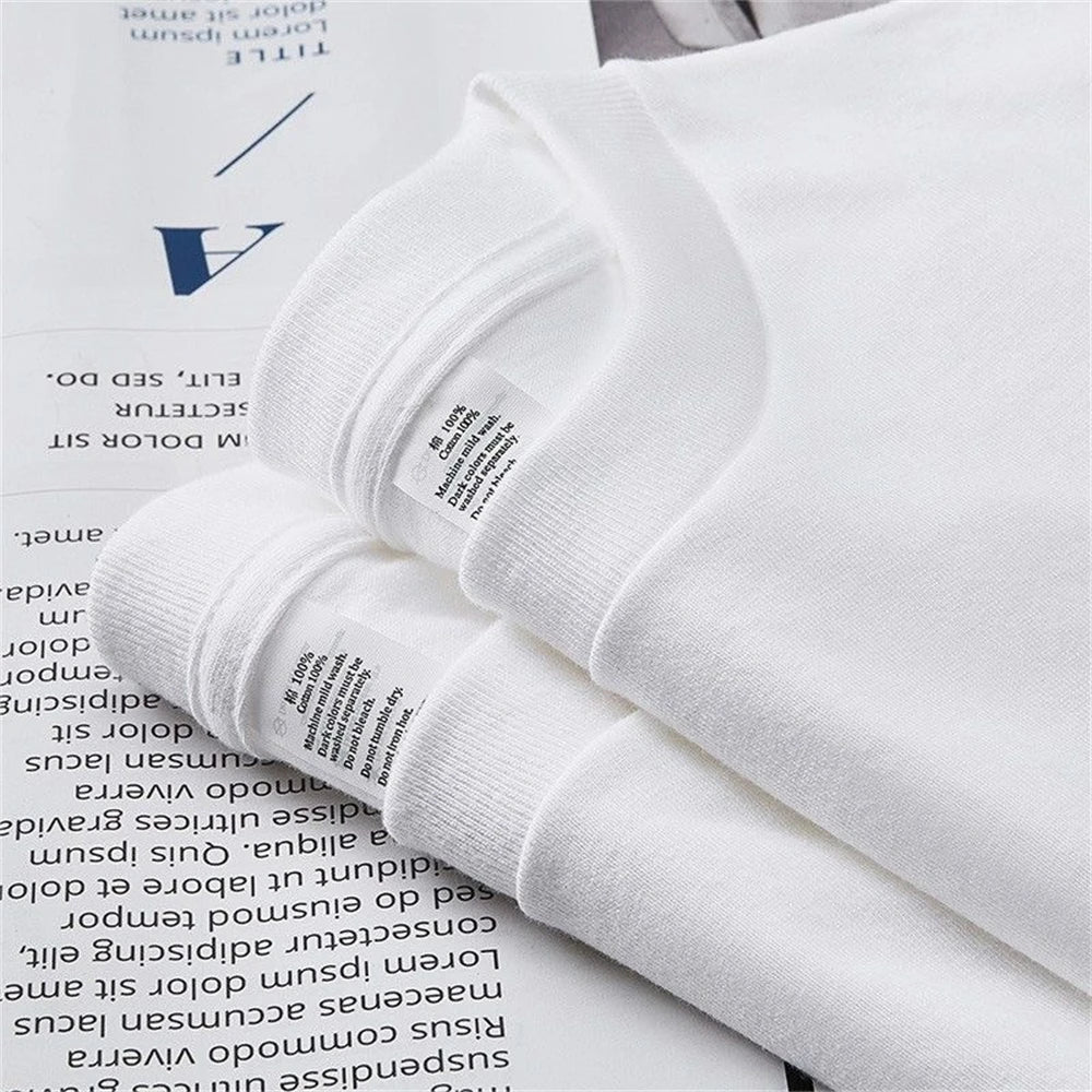 Camisetas lisas de algodón 100% para hombre y mujer