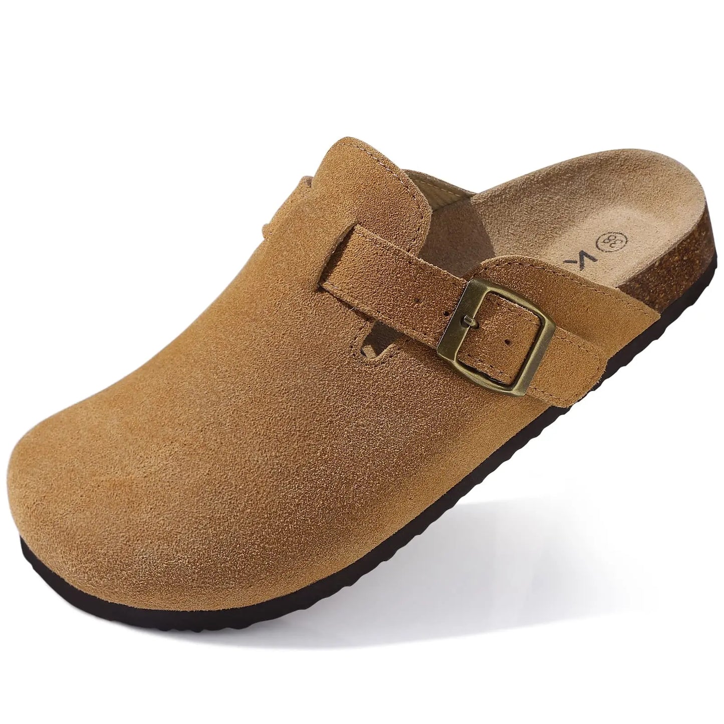 Zuecos de Ante Sintético para Mujer y Hombre