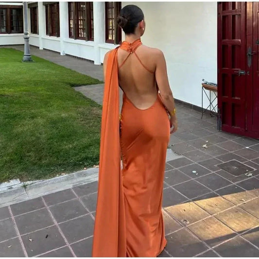 Vestido Largos de Satén