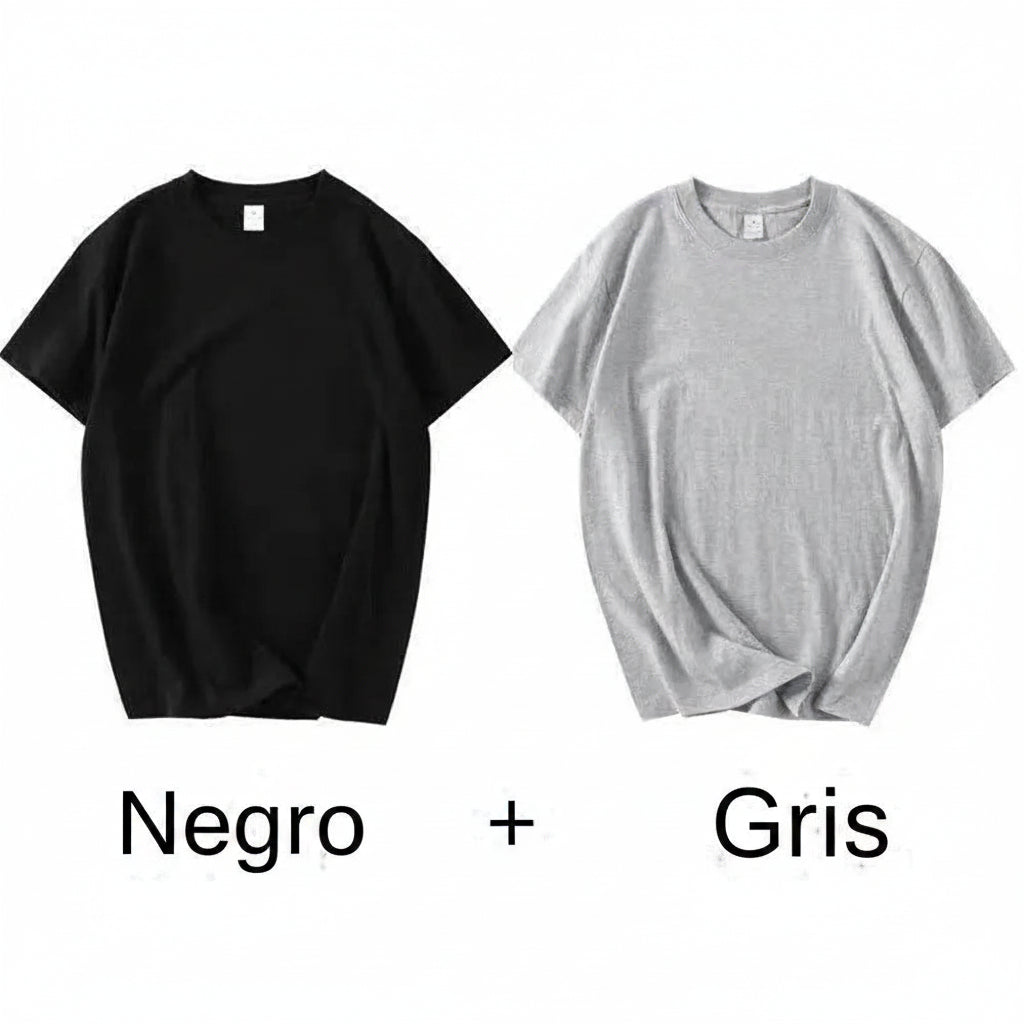 Camisetas lisas de algodón 100% para hombre y mujer
