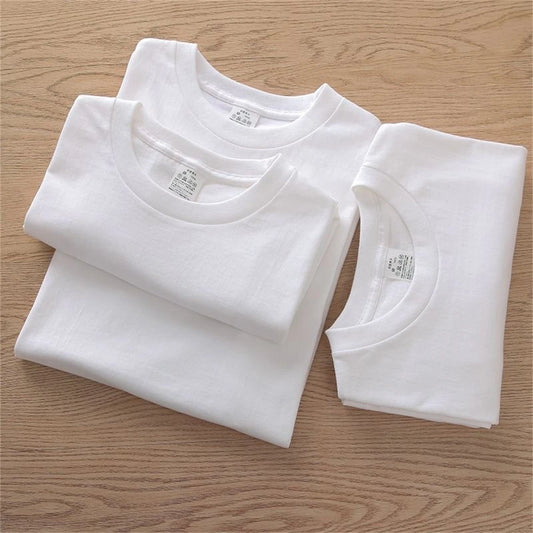 Camisetas lisas de algodón 100% para hombre y mujer