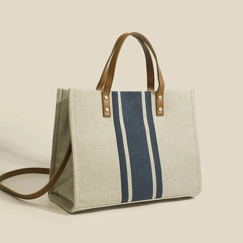 Bolsos de Tela Simple de Rayas