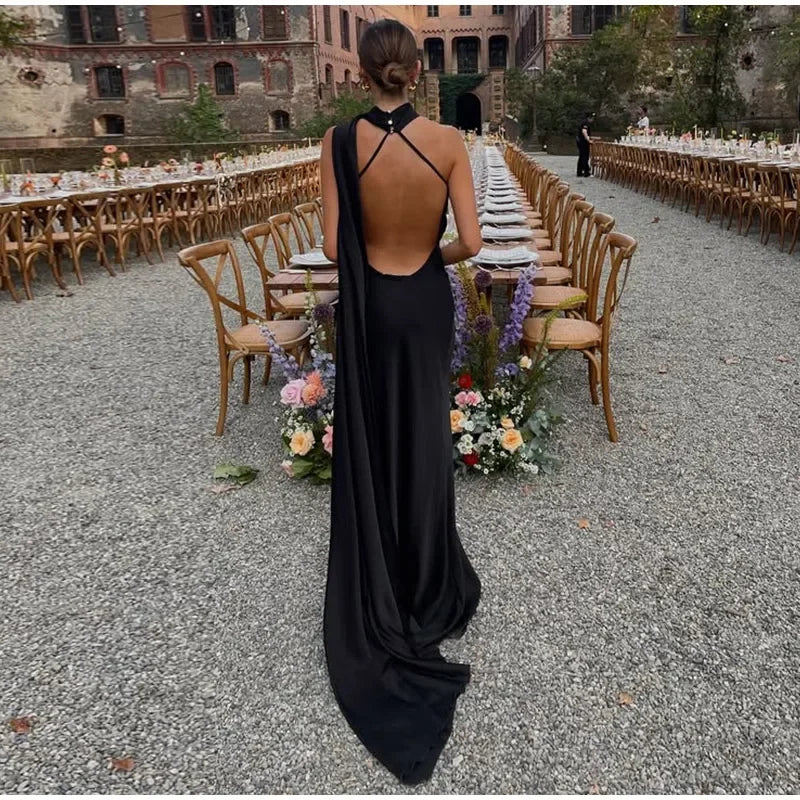 Vestido Largos de Satén
