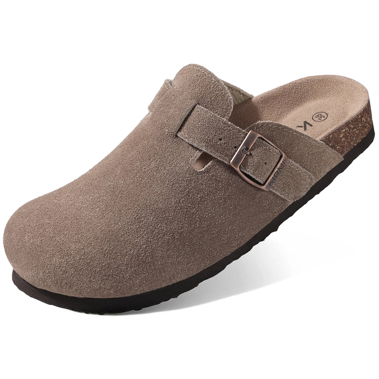 Zuecos de Ante Sintético para Mujer y Hombre