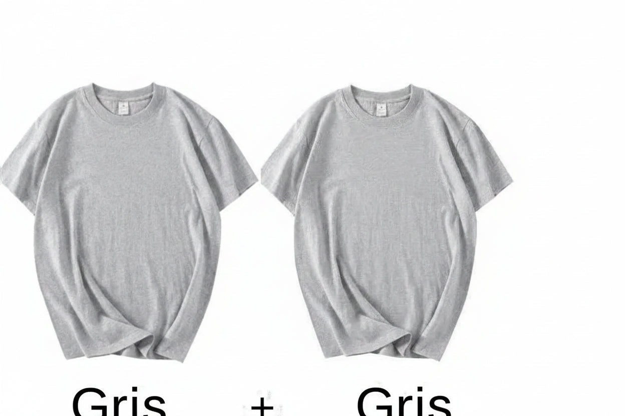 Camisetas lisas de algodón 100% para hombre y mujer