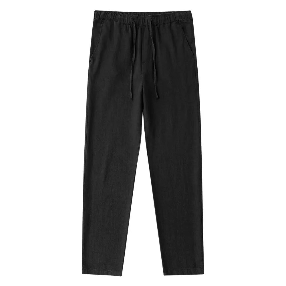 Pantalon de lino y algodón