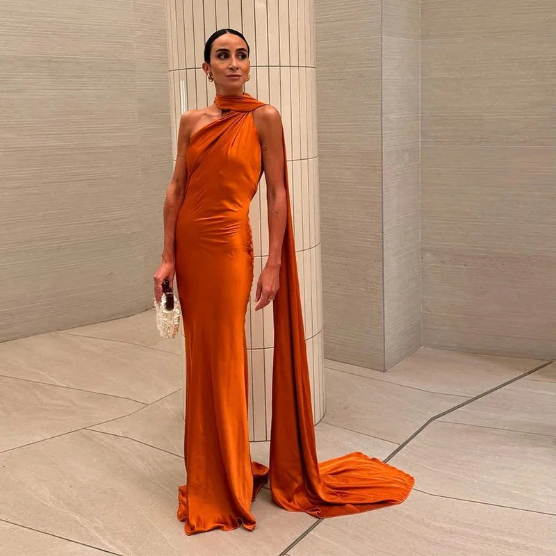 Vestido Largos de Satén